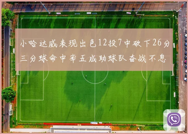 小哈达威表现出色12投7中砍下26分三分球命中率五成助球队奋战不息